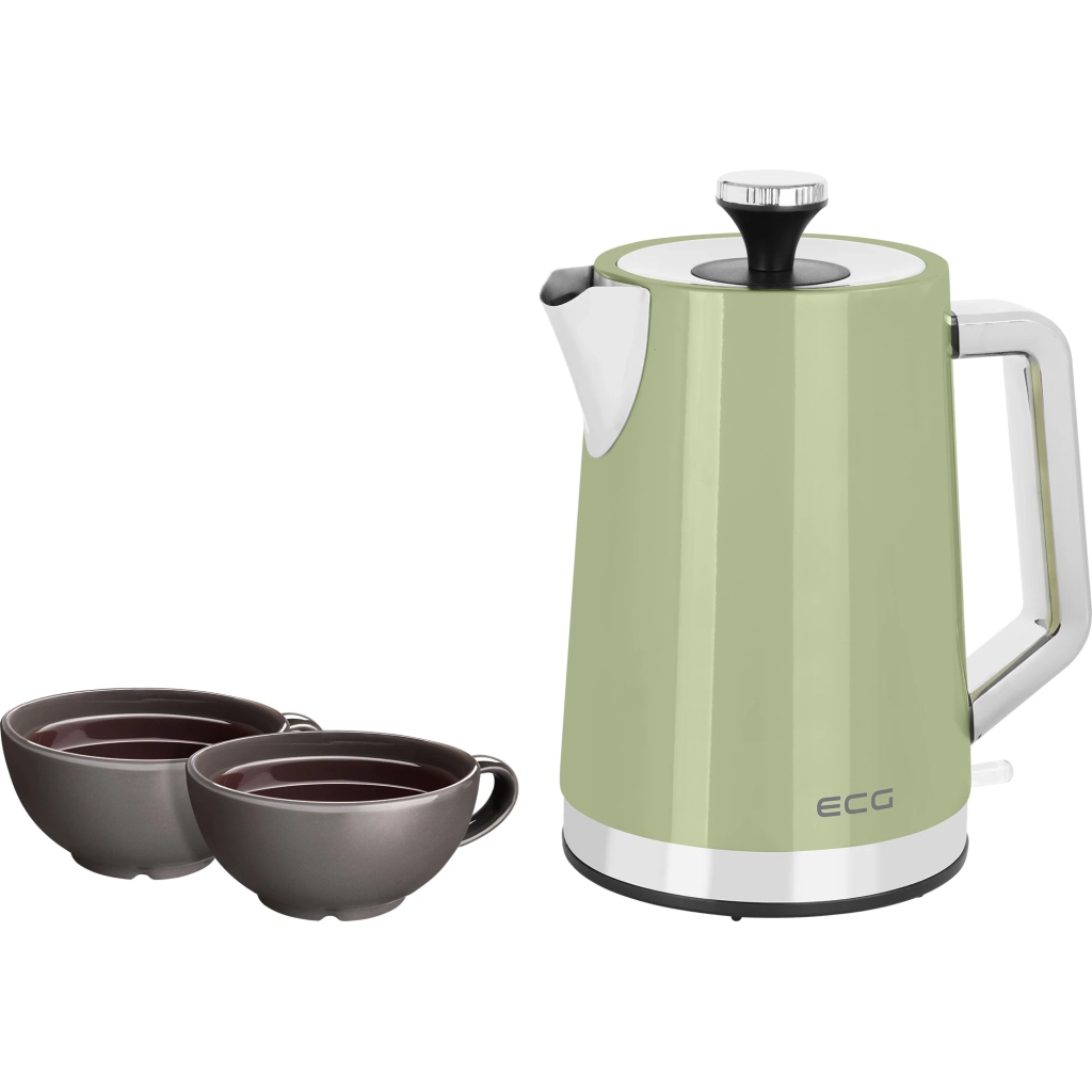 Електрочайник ECG RK 1766 Vintage Olive - зображення 9