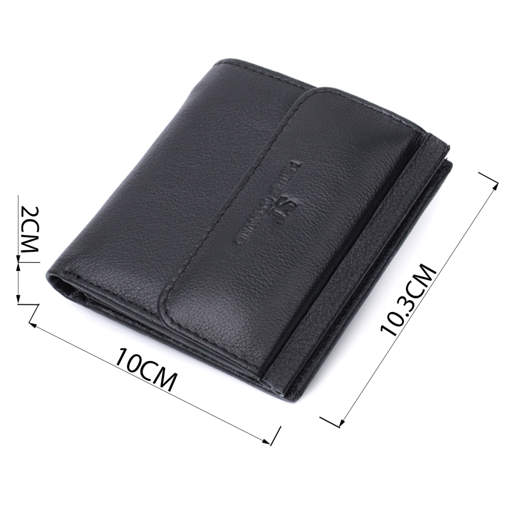 Гаманець ST Leather З натуральної шкіри Чорний (22719) - зображення 3