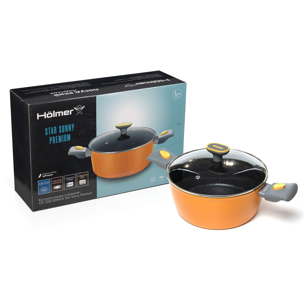 Каструля Hölmer Star Sunny Premium 4,2 л (CR-1342-SDMOL Star Sunny Premium) - зображення 11