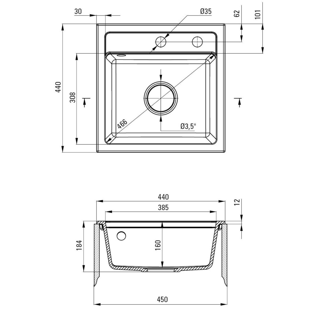 Мийка кухонна Deante Zorba (ZQZ S103) - зображення 4