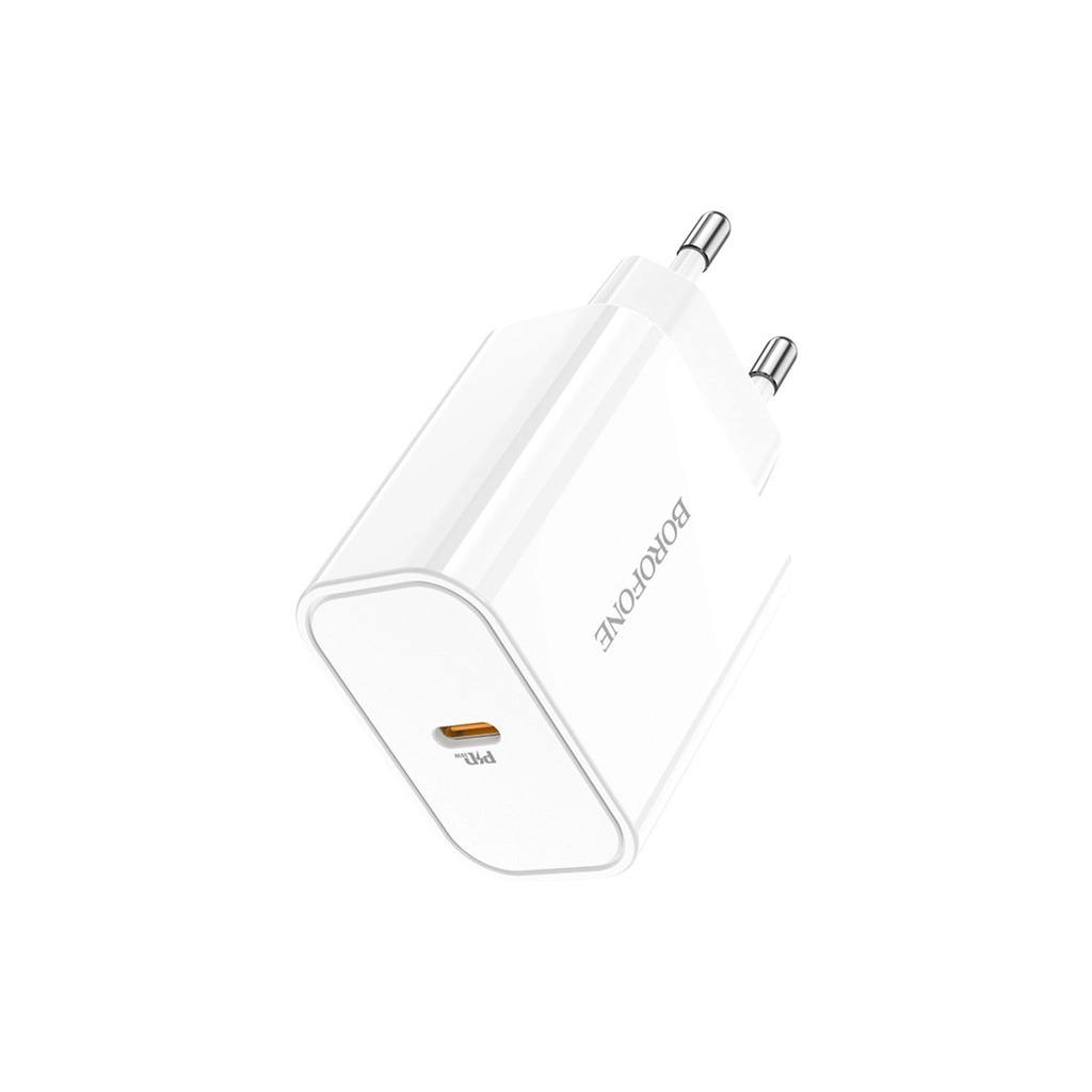 Зарядний пристрій BOROFONE BA57A USB-C PD20W white (6931474745538) - зображення 2