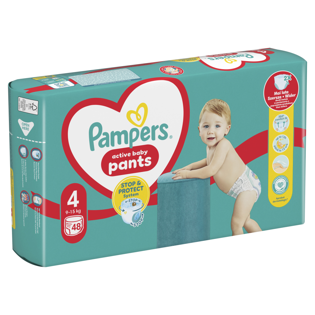 Підгузки Pampers трусики Pampers Pants Розмір 4 (9-15 кг) 48 шт. (8006540068755) - зображення 2