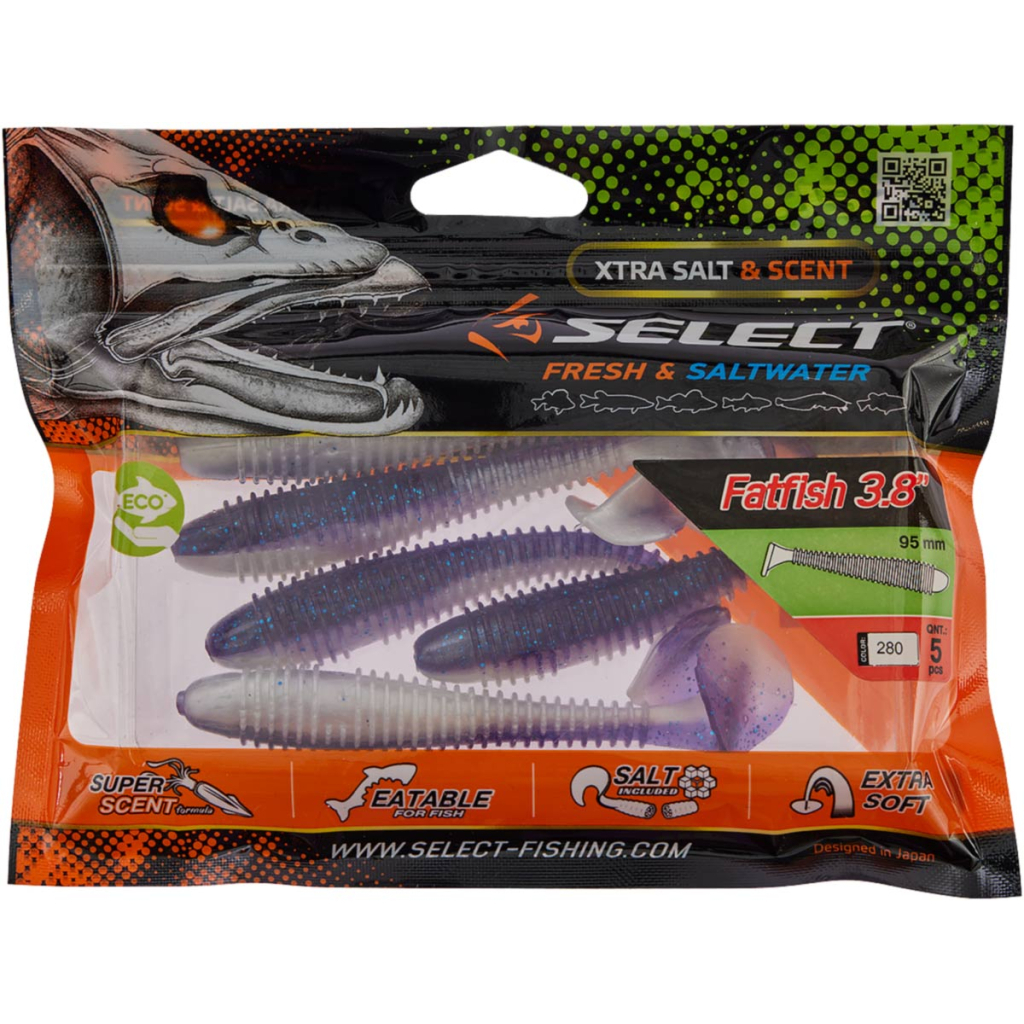 Силікон рибальський Select FatFish 3.8" 280 (5 шт/уп) (1870.72.09) - зображення 2