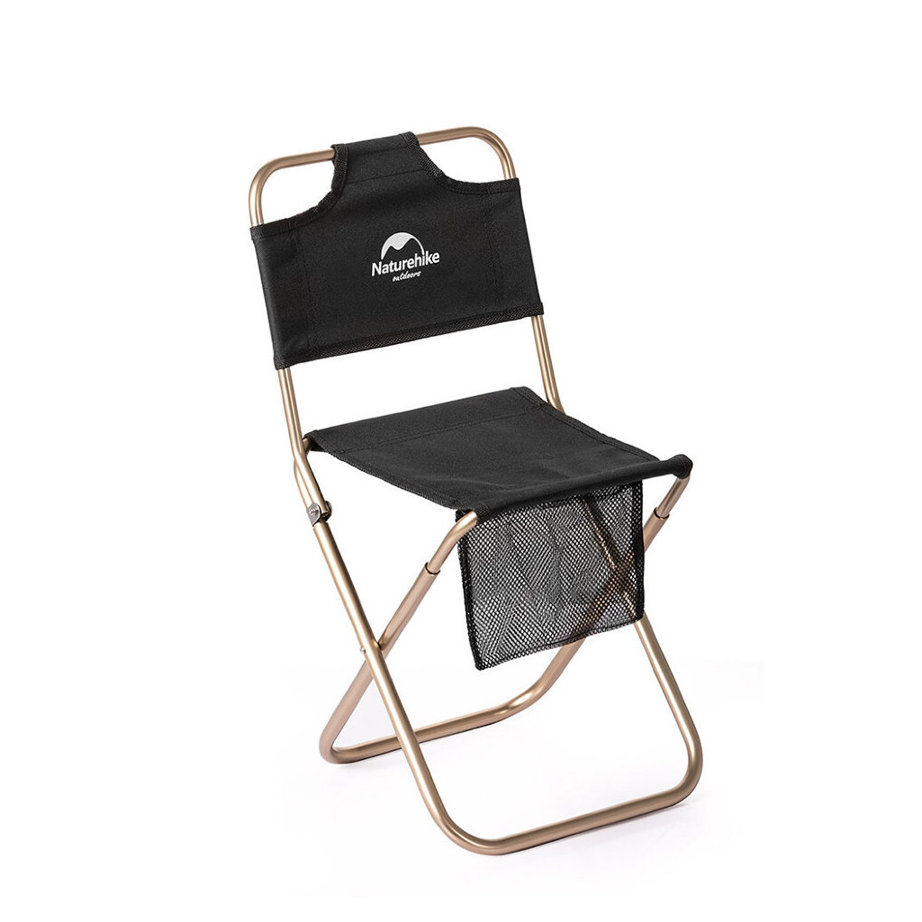 Стілець складаний Naturehike MZ01 NH18M001-Z чорний (6927595733806) - зображення 1