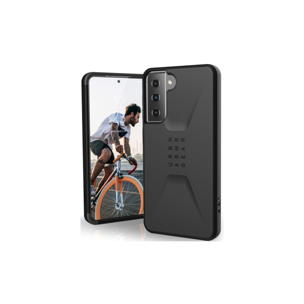 Чохол до мобільного телефона UAG Samsung Galaxy S21 Civilian, Black (21281D114040) - зображення 3