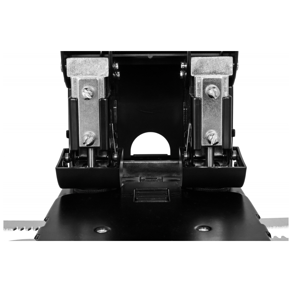 Діркопробивач Economix металевий корпус з лінійкою, до 100 аркушів чорний (E40126) - зображення 4