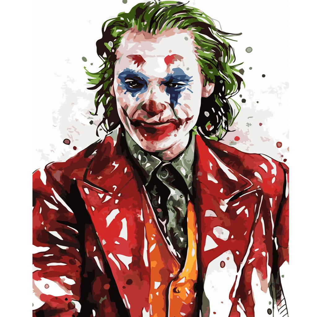 Картина по номерам Strateg Акварельний Джокер 40х50 см (VA-2722) - зображення 1