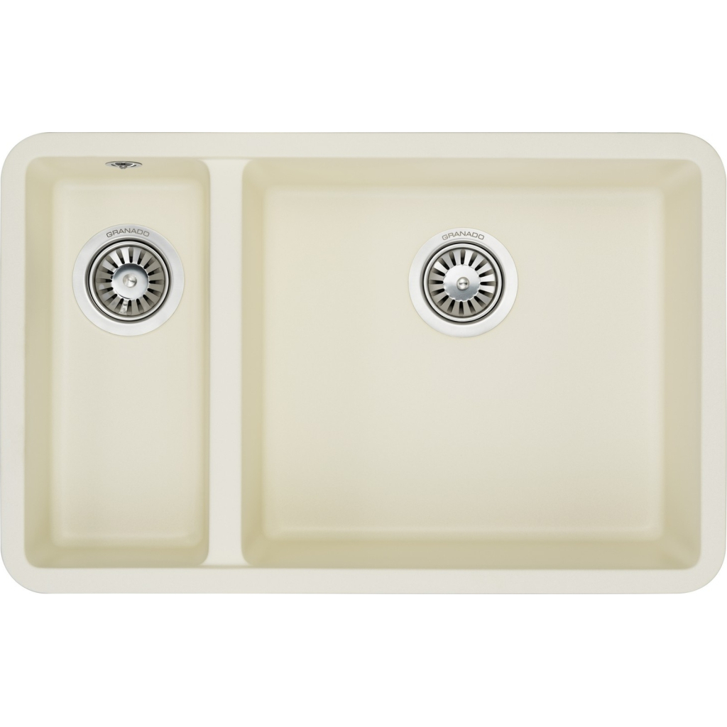 Мийка кухонна GRANADO Under top DOUBLE ivory (gr3404) - зображення 1