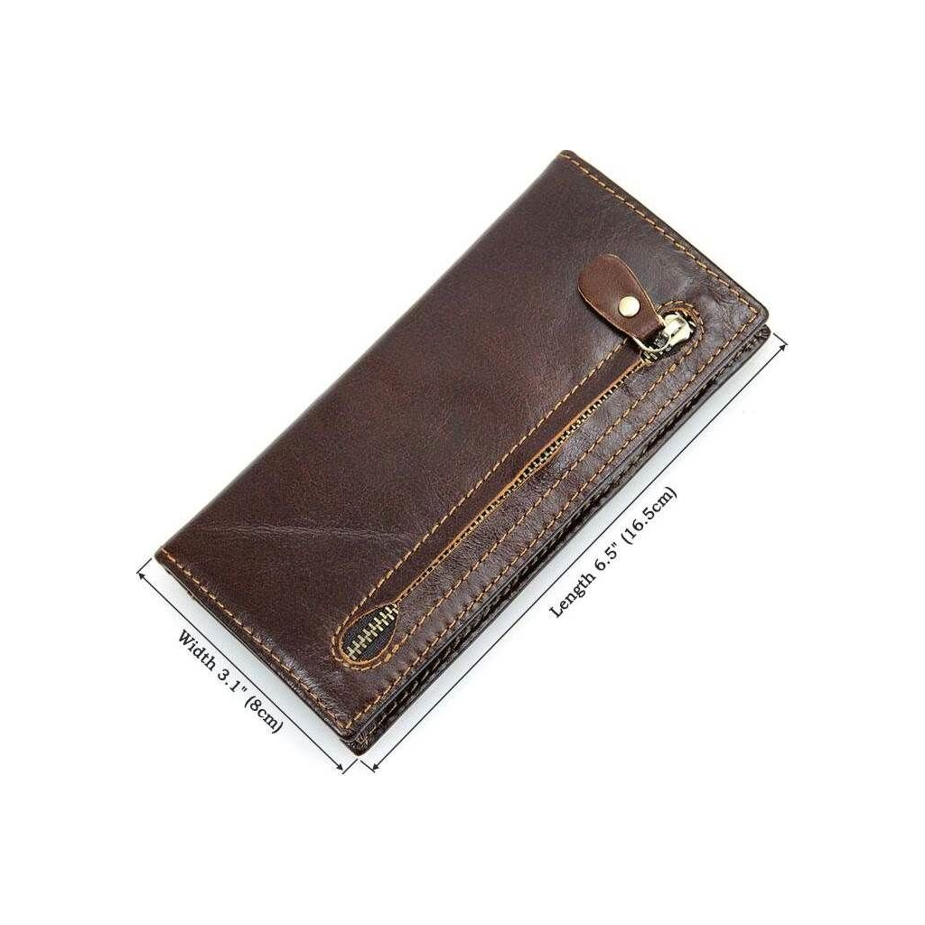 Гаманець Vintage З натуральної шкіри Коричневий (14536) - зображення 10