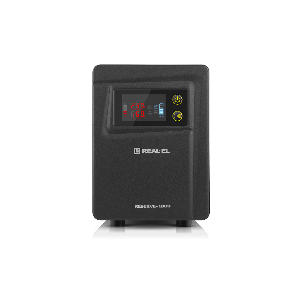 Пристрій безперебійного живлення REAL-EL RESERVE-1000 (EL122100004) - зображення 2