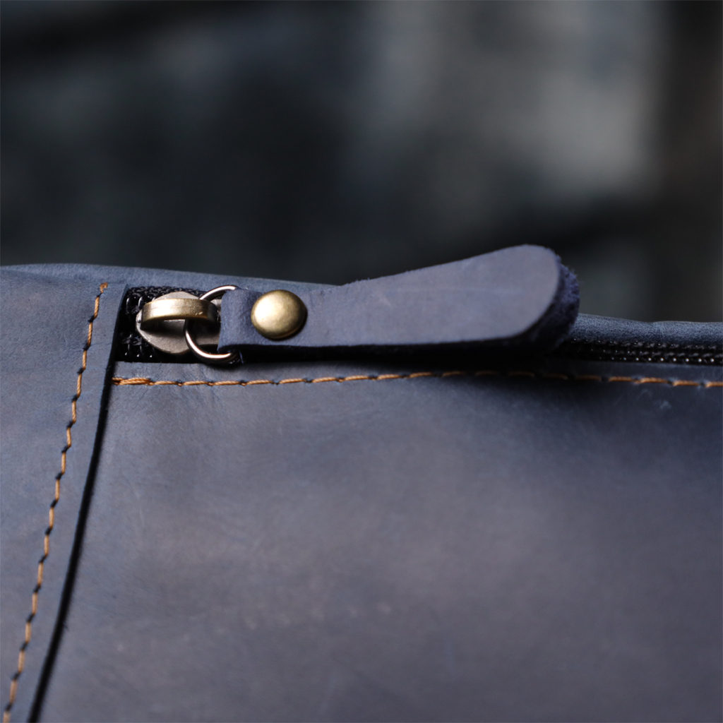 Сумка Shvigel З натуральної шкіри Синя (23123) - зображення 10