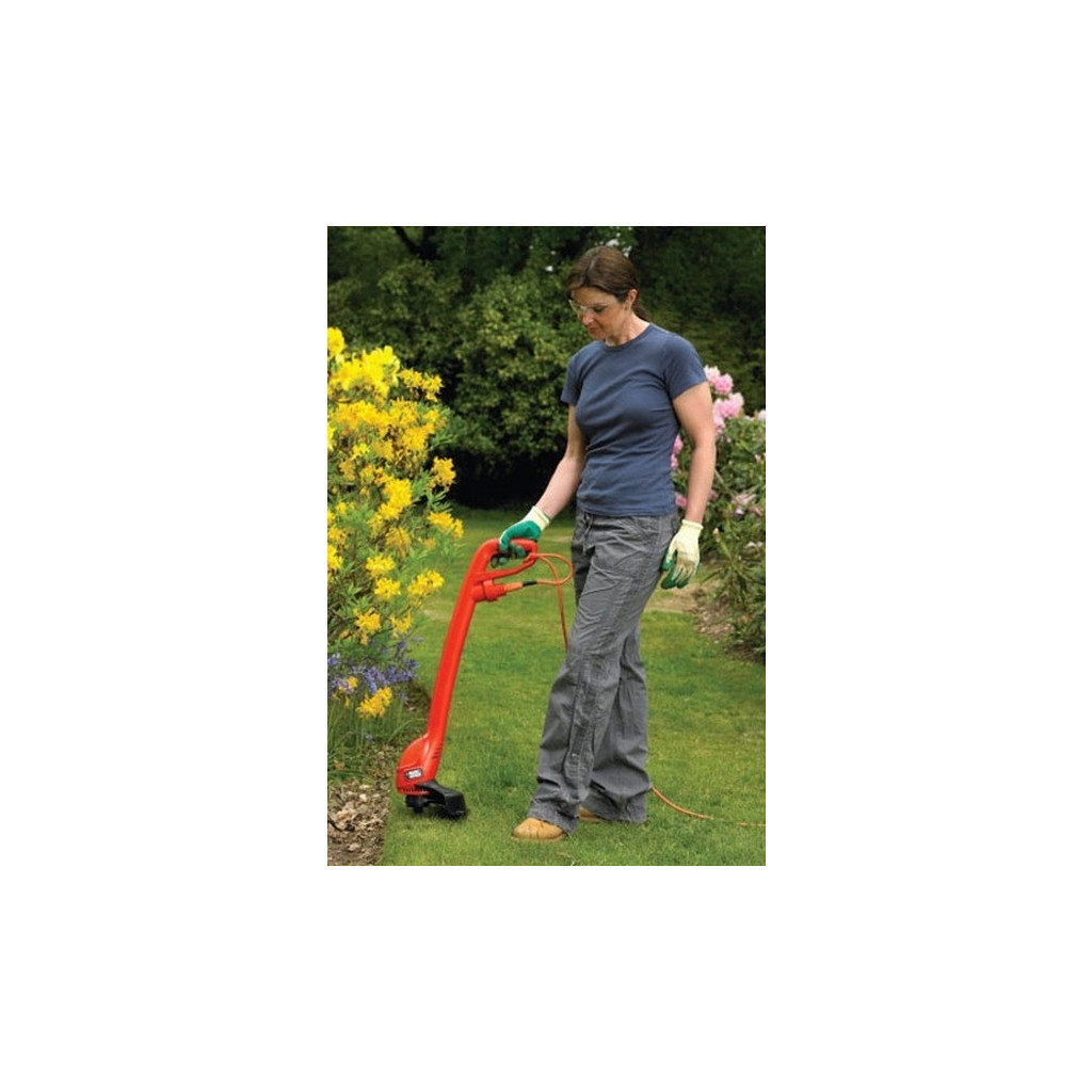 Тример садовий Black&Decker 0.25 кВт, ширина 23 см 11500 об/хв (GL250) - зображення 2