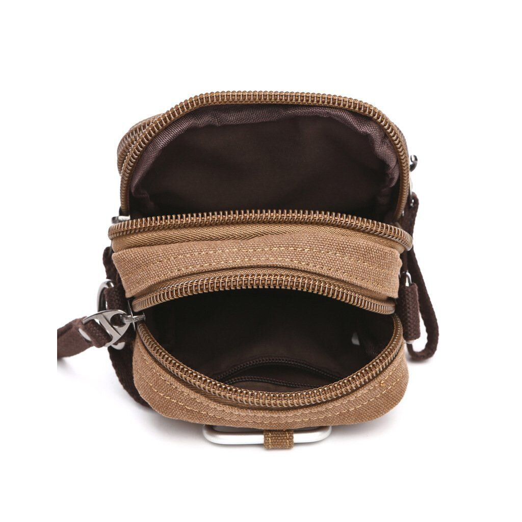 Сумка Vintage Текстильна Коричнева (20163) - зображення 2