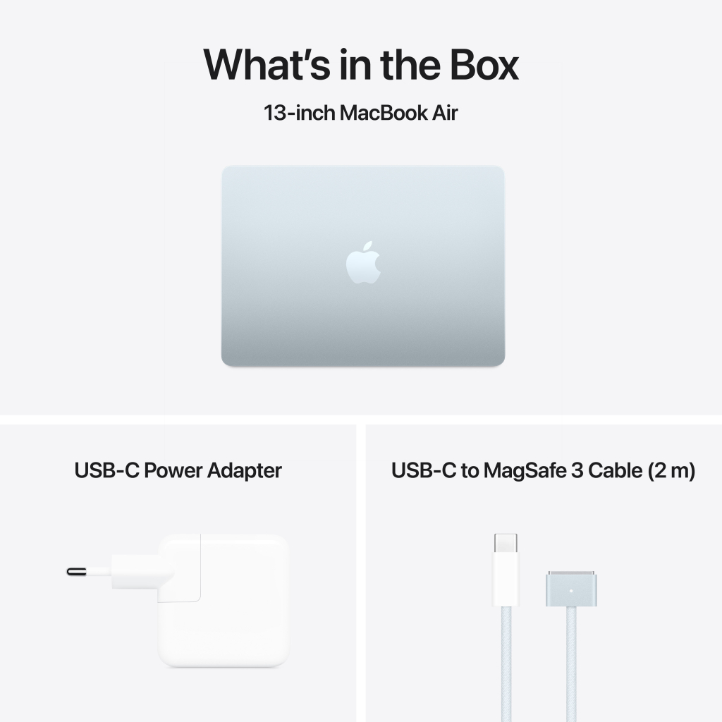 Ноутбук Apple MacBook Air 13 M4 A3240 Sky Blue (MC6T4UA/A) - зображення 10