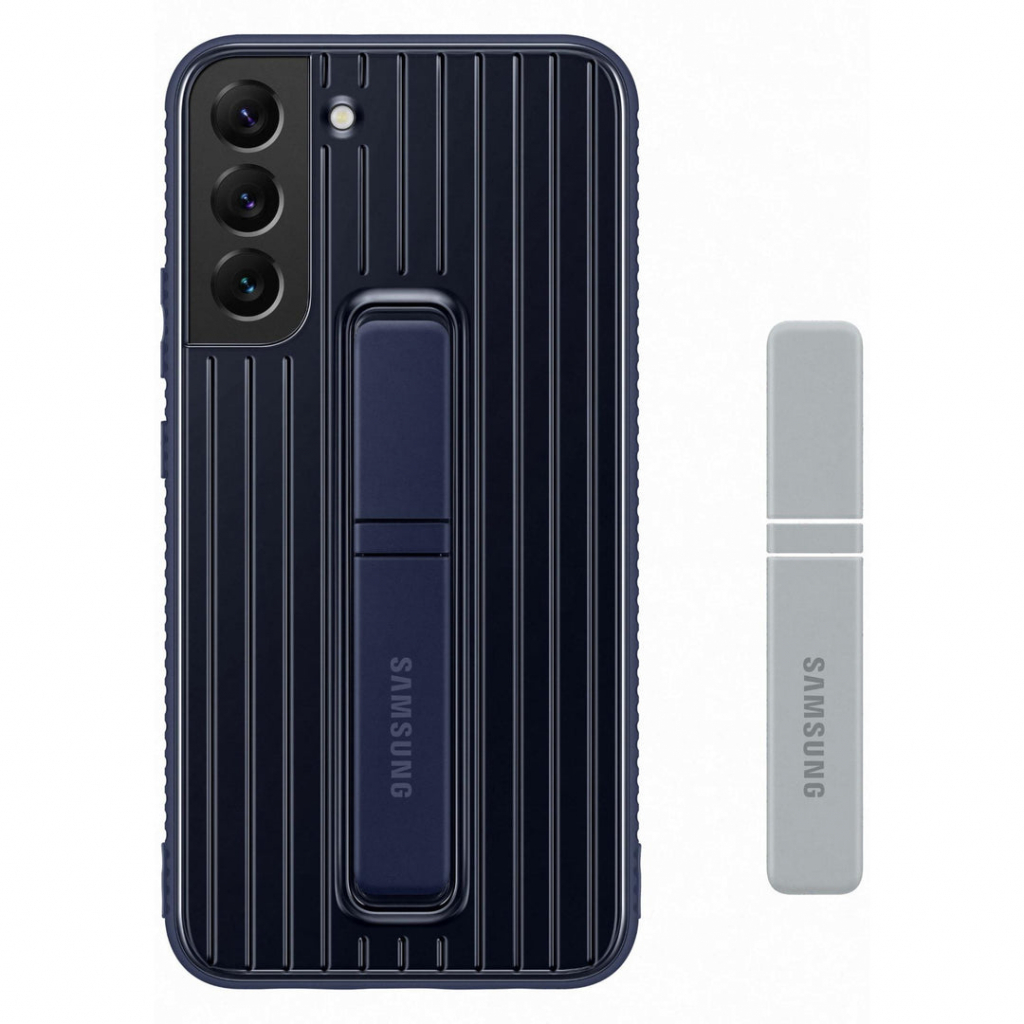 Чохол до мобільного телефона Samsung Protective Standing Cover Galaxy S22 Plus Navy (EF-RS906CNEGRU) - зображення 2
