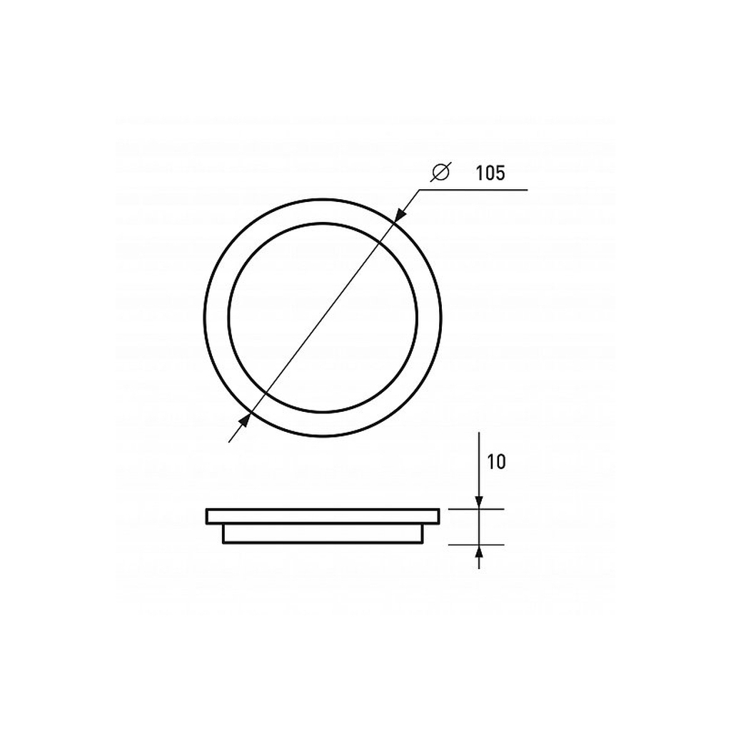 Світильник Eurolamp LED Downlight(white) 6W 420 Lm 4000K (LED-DLR-6/4(white)) - зображення 4