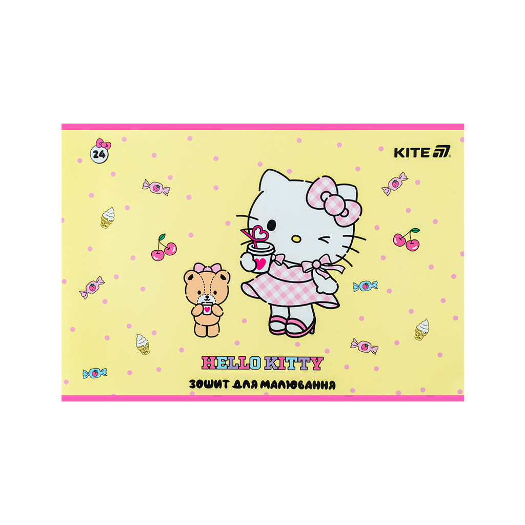 Альбом для малювання Kite Hello Kitty, 24 аркуша (HK25-242-1) - изображение 5