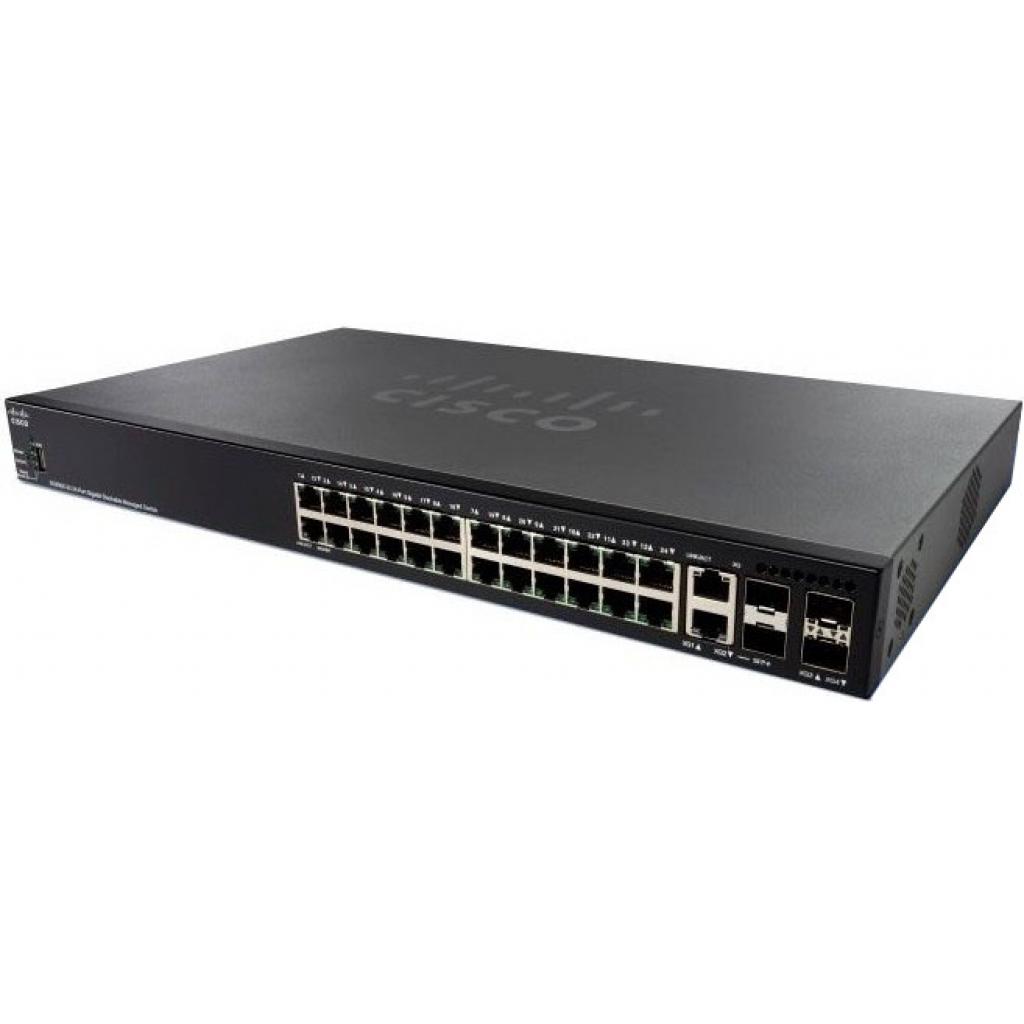 Комутатор мережевий Cisco SG350X-24MP-K9-EU - зображення 2
