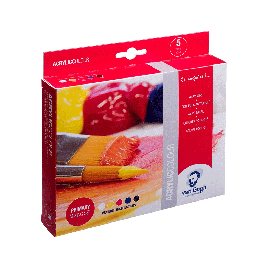 Акрилові фарби Royal Talens Van Gogh Primary 5 x 40 мл (8712079498436) - зображення 2