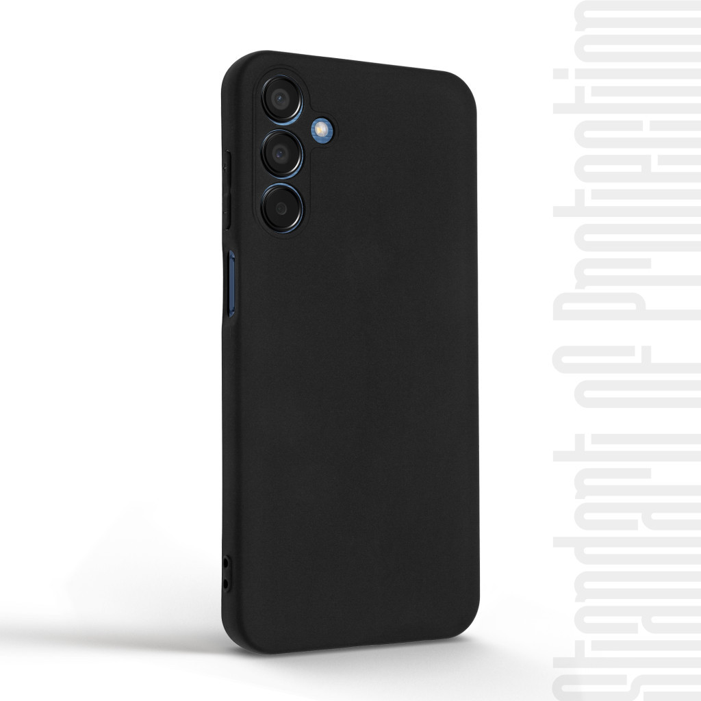Чохол до мобільного телефона Armorstandart Matte Slim Fit Samsung M15 5G (M156) Camera cover Black (ARM74372) - зображення 2