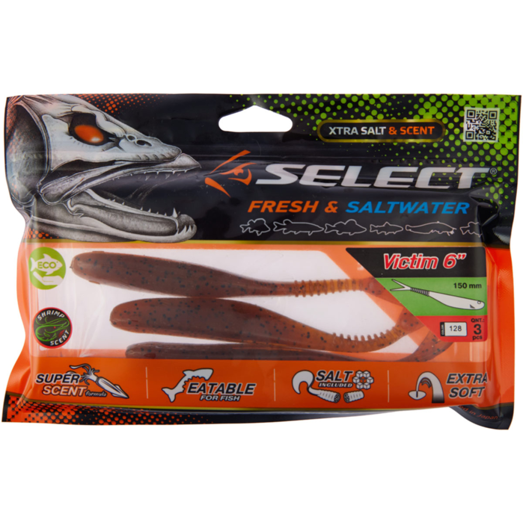 Силікон рибальський Select Victim V-Tail 6" 128 (3 шт/уп) (1870.74.52) - зображення 2