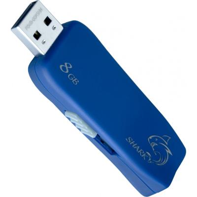 USB флеш накопичувач Goodram 8GB USB 2.0 Shark (PD8GH2GRSHMR9) - зображення 1