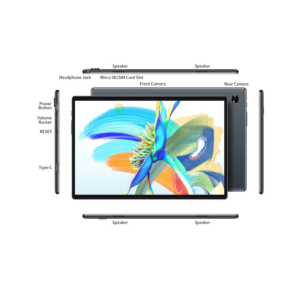 Планшет Teclast M40 Pro 10.1 4G LTE 6/128GB Gray (6940709683545) - зображення 8