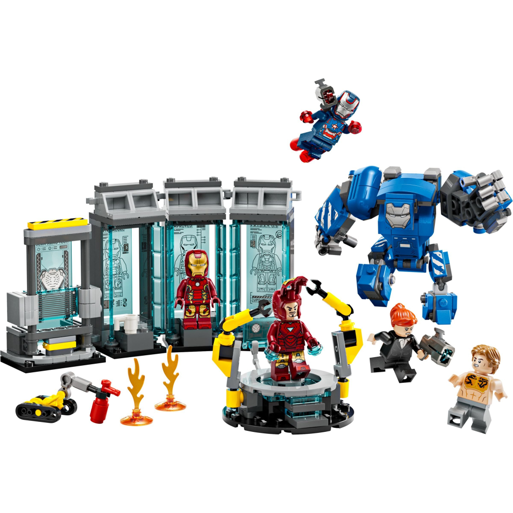 Конструктор LEGO Super Heroes Лабораторія Залізної Людини: зал обладунків (76315) - зображення 2