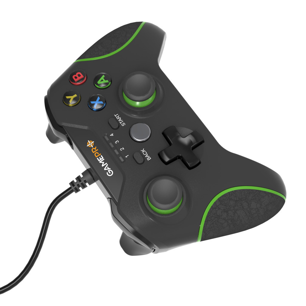 Геймпад GamePro MG450B PC/PS3/Android Black-Green (MG450B) - зображення 5