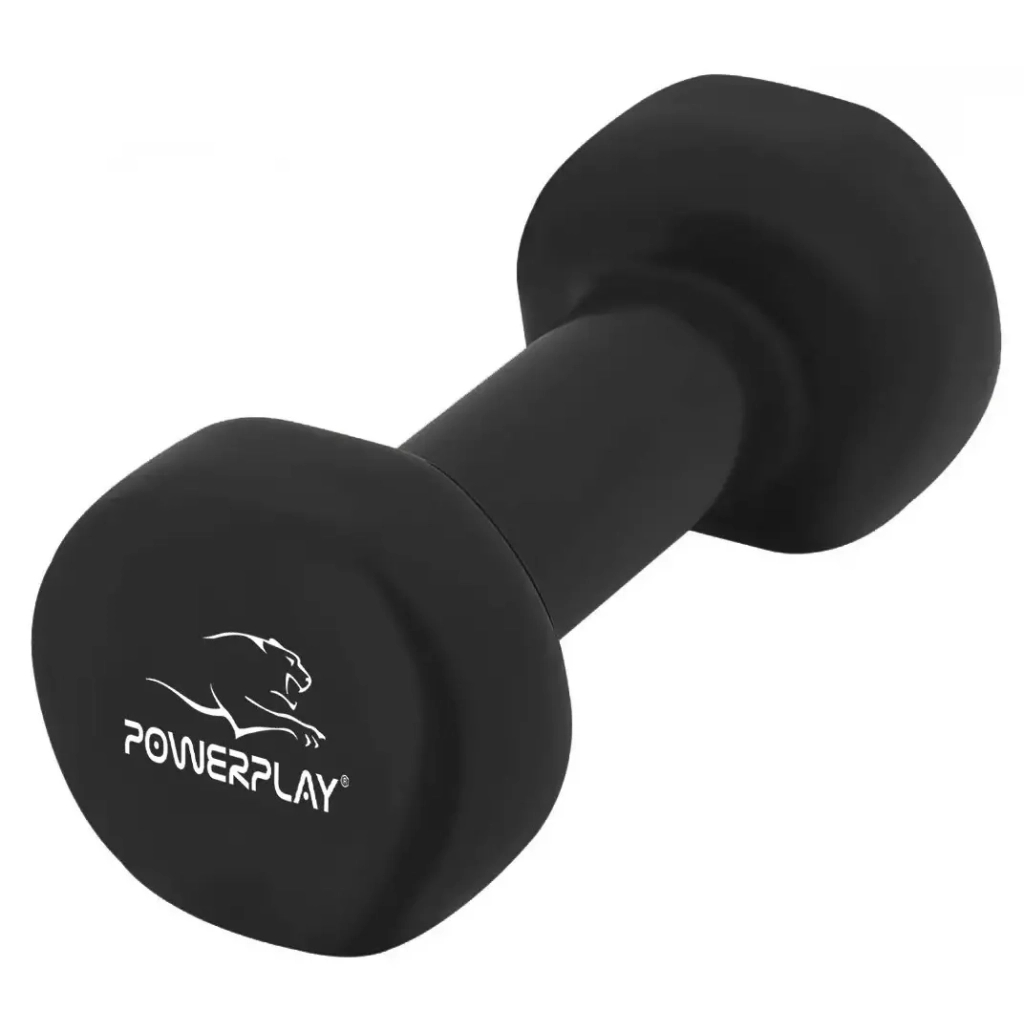 Гантель PowerPlay 4125 Achilles 2 кг Чорна (PP_4125_2kg) - зображення 2