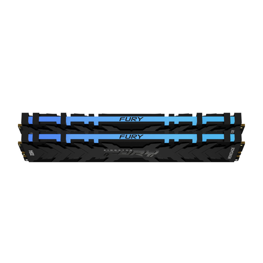 Модуль пам'яті для комп'ютера DDR4 32GB (2x16GB) 3000 MHz Fury Renegade RGB Kingston Fury (ex.HyperX) (KF430C15RB1AK2/32) - зображення 4