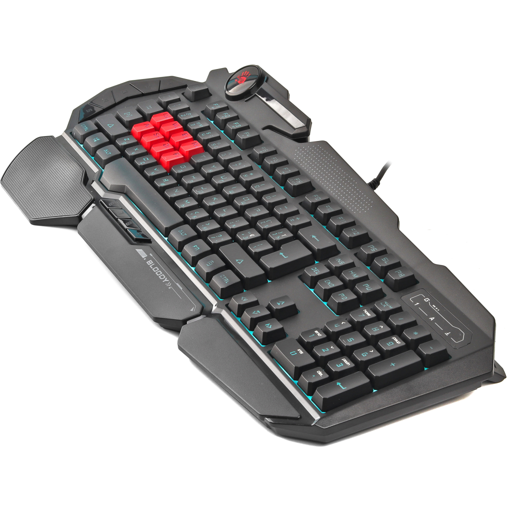 Клавіатура A4Tech Bloody B318 Black USB Black (4711421980470) - зображення 3