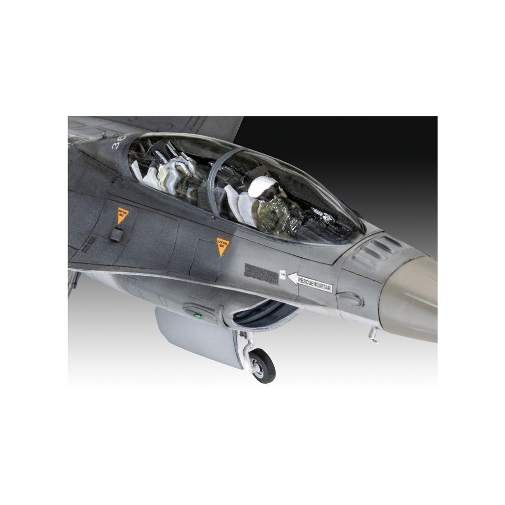 Збірна модель Revell набір Літак F-16D Tigermeet 2014 рівень 4, 1:72 (RVL-63844) - зображення 5