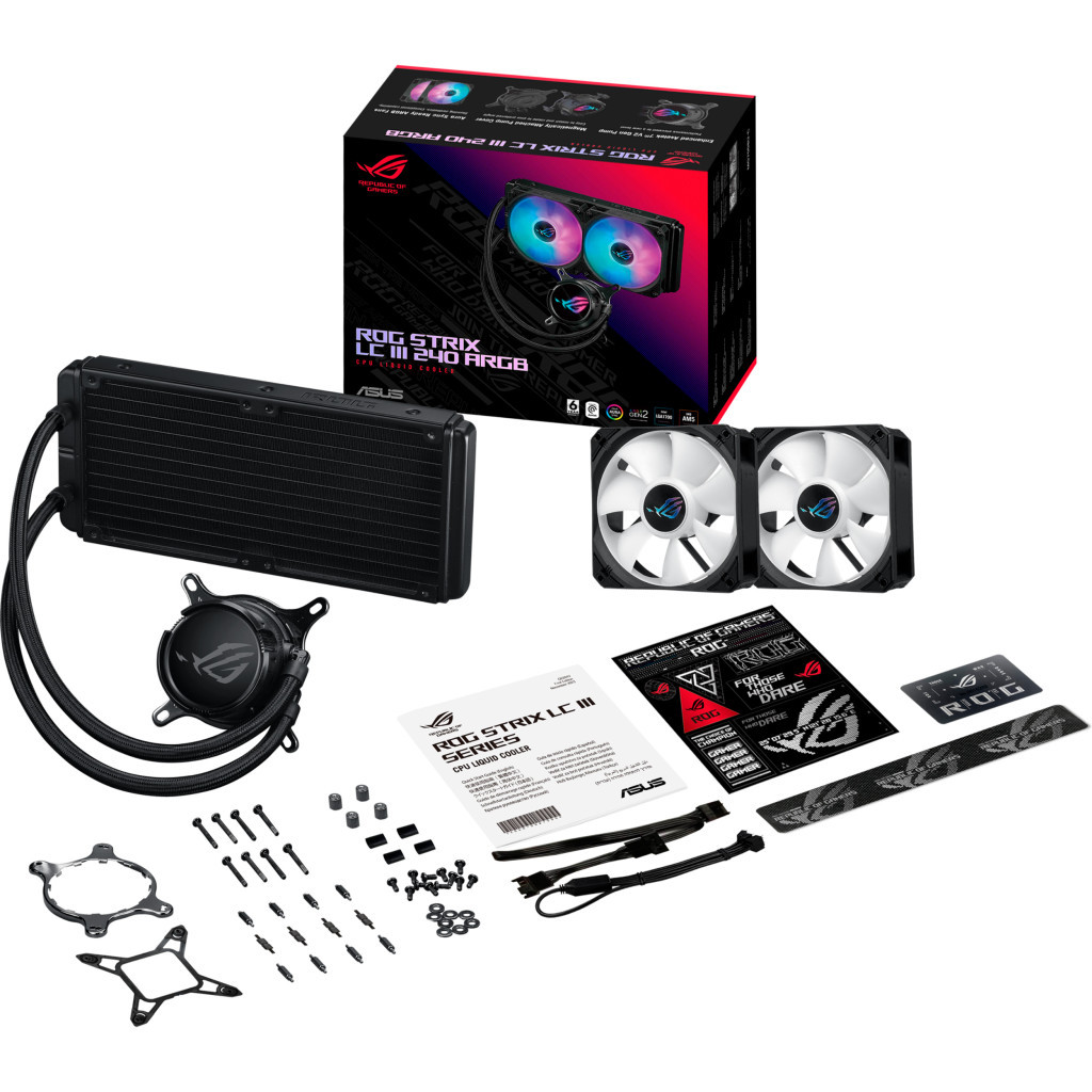 Система рідинного охолодження ASUS ROG Strix LC III 240 ARGB (90RC00S1-M0UAY0) - зображення 7