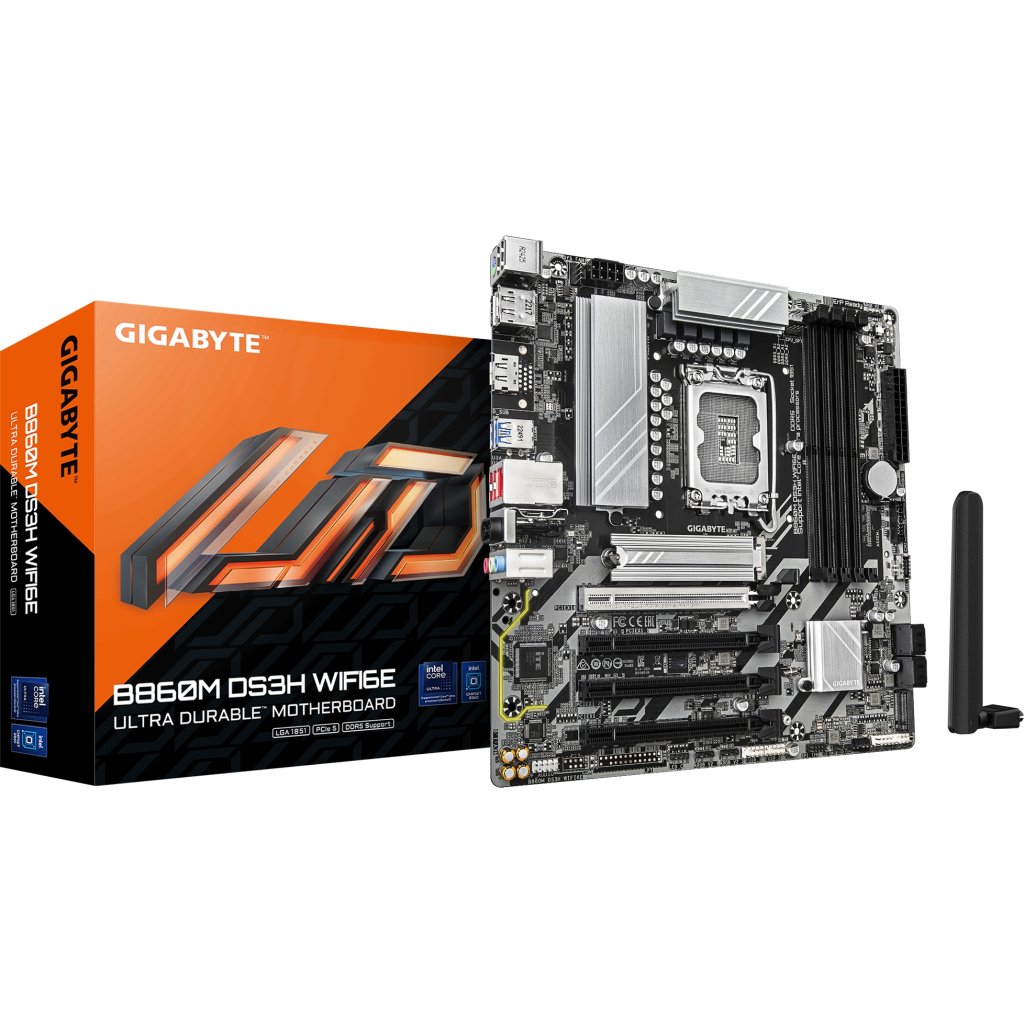 Материнська плата GIGABYTE B860M DS3H WIFI6E - зображення 4