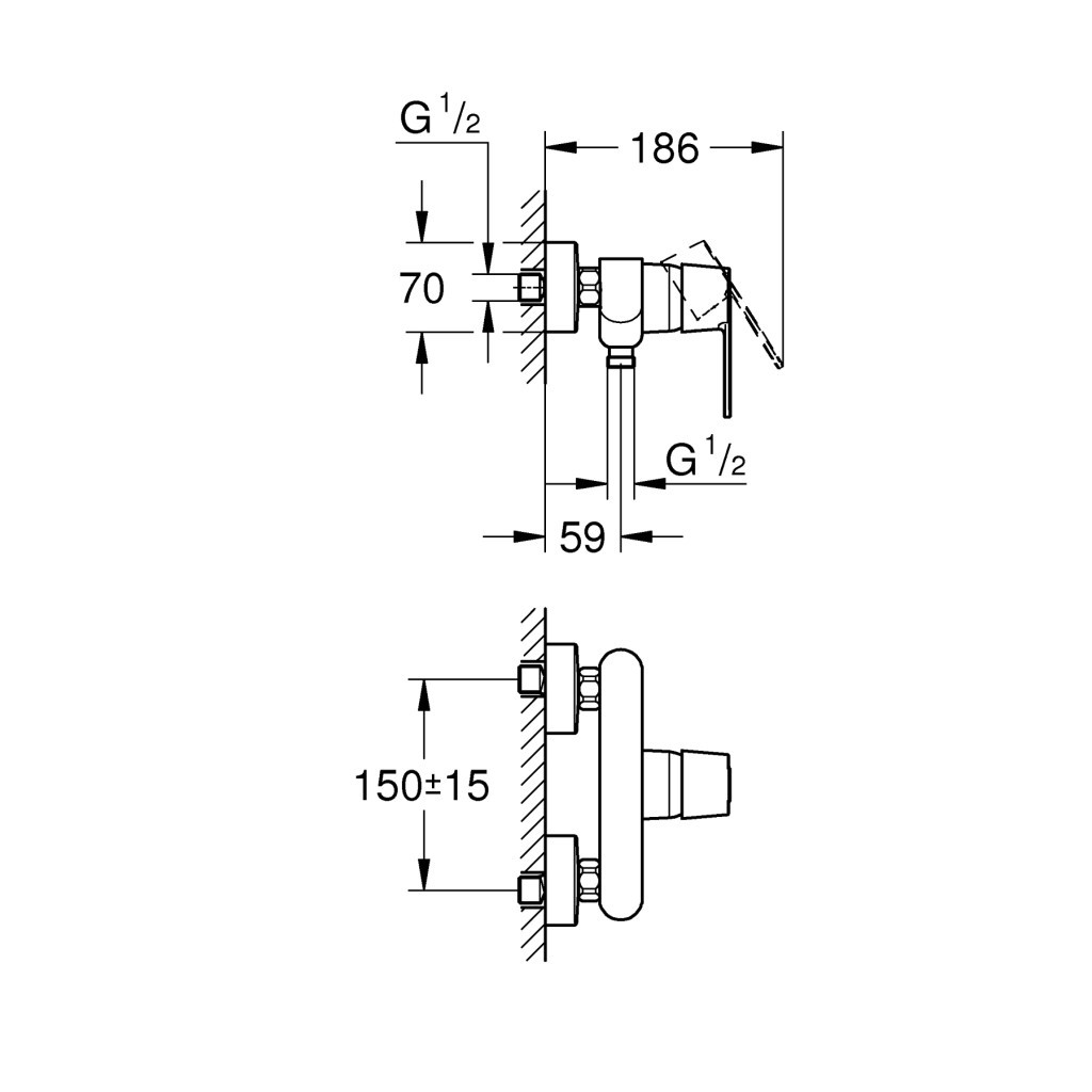 Змішувач Grohe Get 1 (32888000) - зображення 2