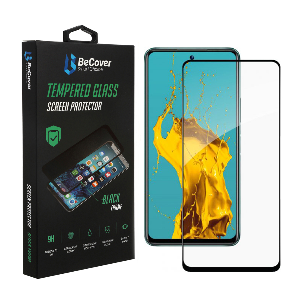 Скло захисне BeCover Infinix Hot 12 Play (X6816D) Black (707601) - зображення 1