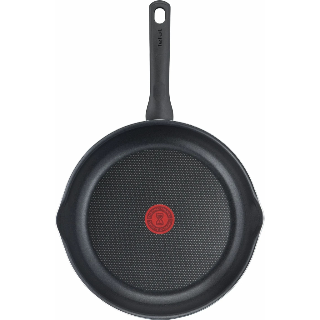 Сковорода Tefal Day by Day 24 см, з кришкою, алюміній, бакеліт, скло, чорний (B5580423UA) - зображення 9