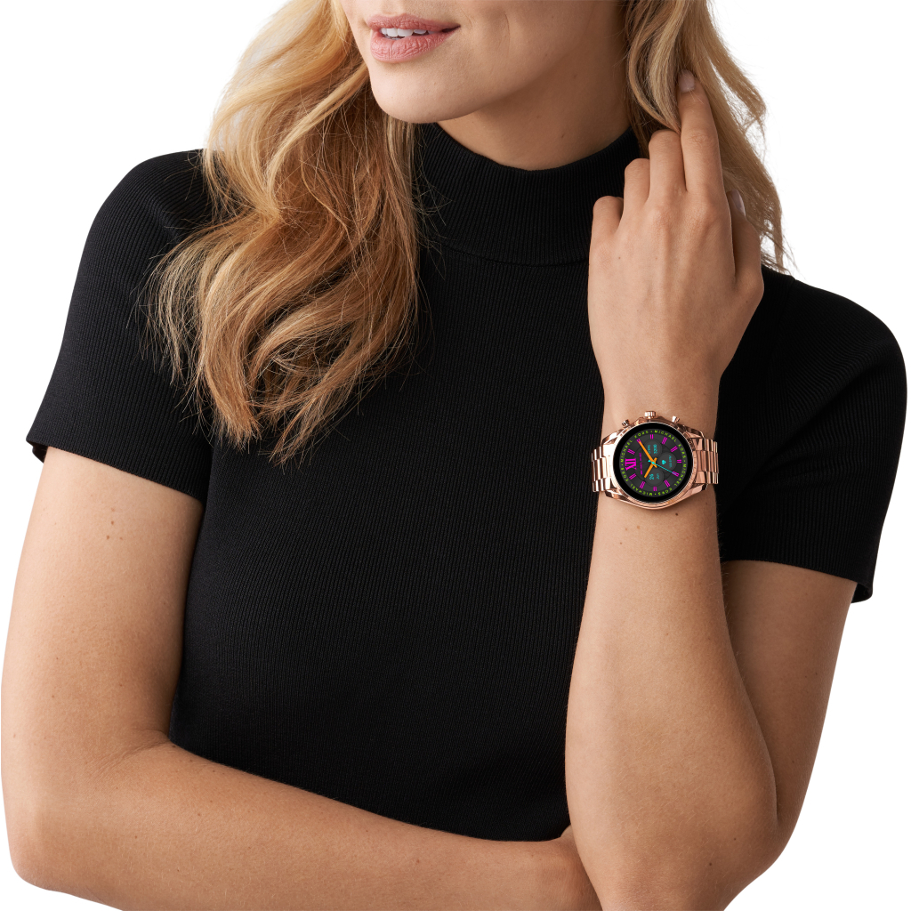 Смарт-годинник Michael Kors GEN 6 BRADSHAW Rose Gold-Tone Stainless Steel (MKT5133) - зображення 8