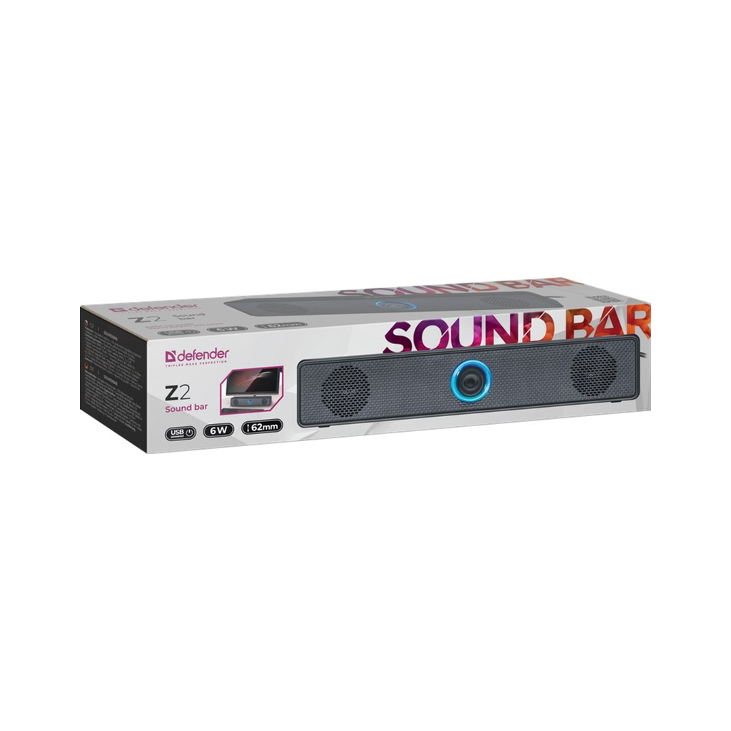 Акустична система Defender Z2 LED USB Black (65102) - изображение 4