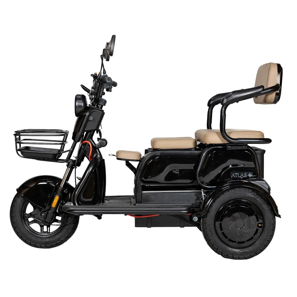 Електроскутер Atlas Elegant Trike 800W Black (4016) - зображення 2