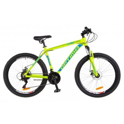 Велосипед Optimabikes 26" MOTION 2018 AM 14G DD рама-13" Al салатово-синій (OPS-OP-26-113) - зображення 1