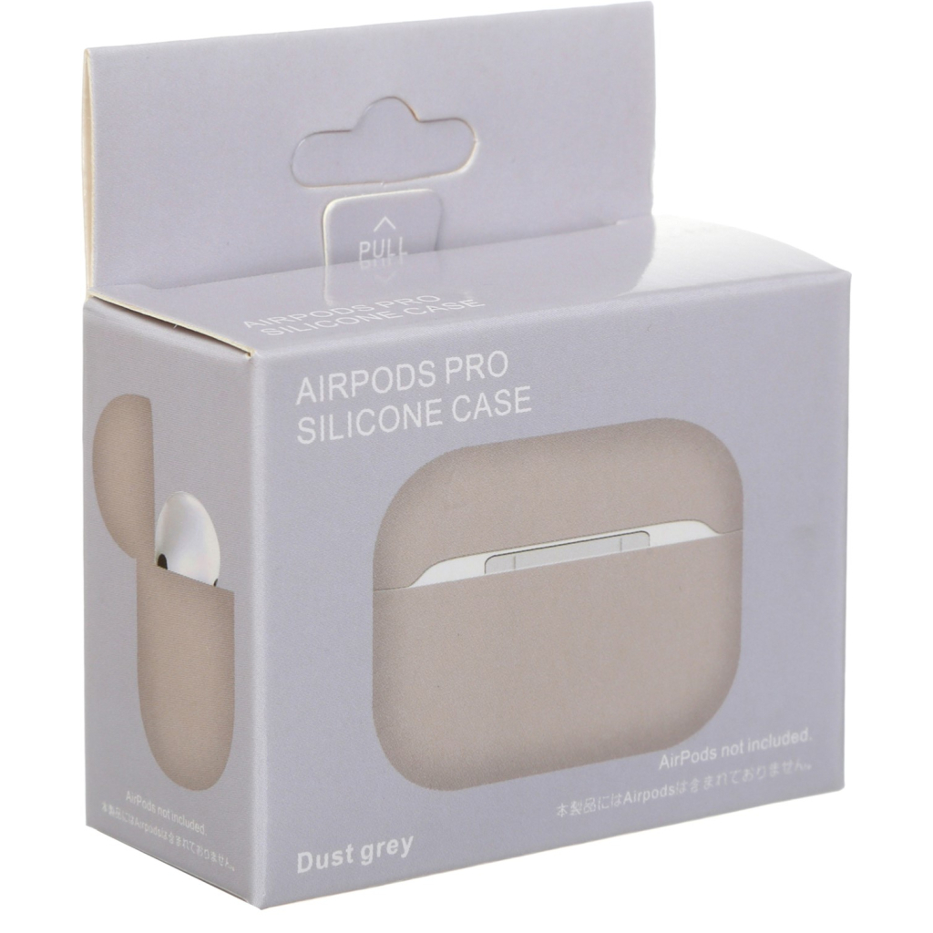 Чохол для навушників Armorstandart Ultrathin Silicone Case для Apple AirPods Pro Dust Grey (ARM55960) - изображение 3