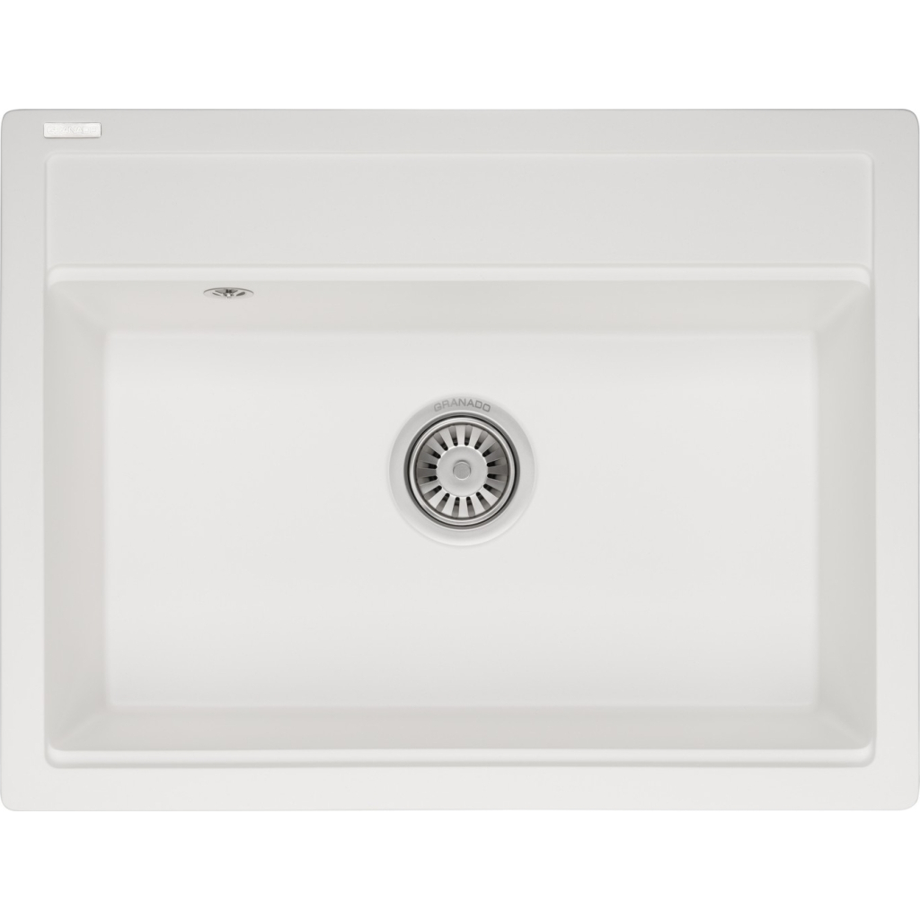 Мийка кухонна GRANADO ARTES white з сифоном (gr3605) - зображення 1