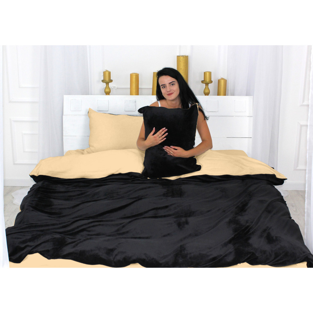 Постільна білизна MirSon Велюр Winter Terry 28-0039 Hibiscus Полуторний (2200004024035) - зображення 1