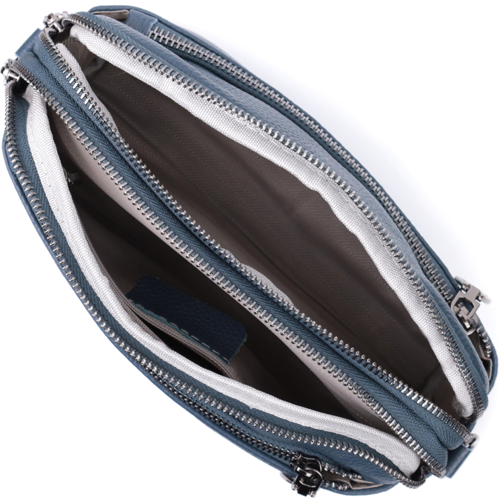 Сумка Vintage З натуральної шкіри Синя (22600) - зображення 9