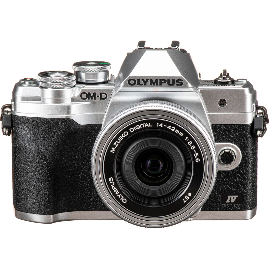Цифровий фотоапарат Olympus E-M10 mark IV Pancake Zoom 14-42 mm Kit silver (V207132SE000) - зображення 3