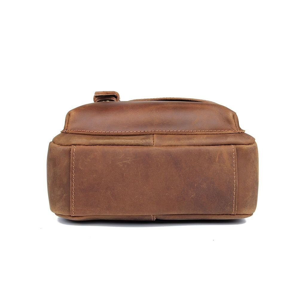 Сумка Vintage Шкіряна чоловіча Коричнева (20206) - зображення 8