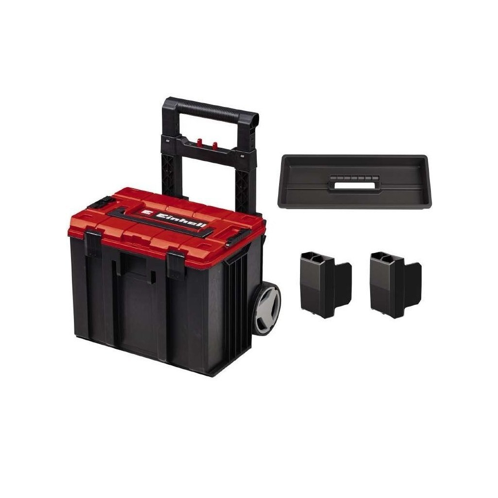 Ящик для інструментів Einhell E-Case L з колесами, до 120кг, колеса 15см (4540014) - зображення 2