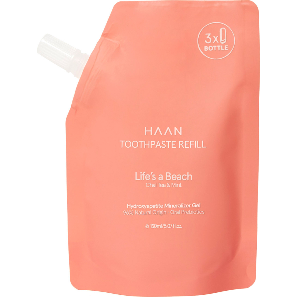 Зубна паста HAAN Life's A Beach Чай і м'ята запаска 150 мл (5060917120111) - зображення 1